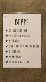 A4 poster Beppe
