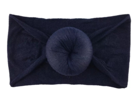 Turban donut navy blue