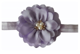 Haarband lila luxe bloem Viola