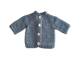 Baby vest donker grijs