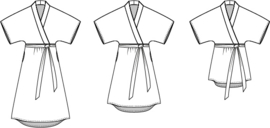 Zarah PDF patroon Positie jurk