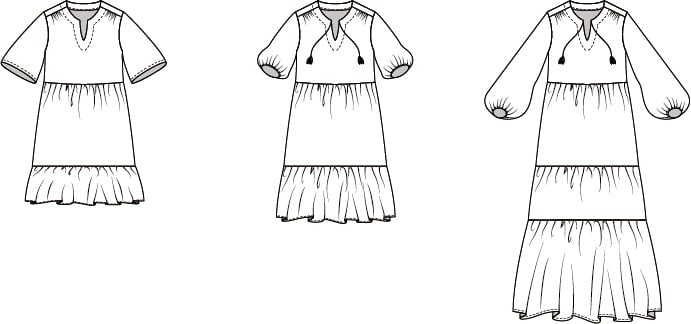 PDF frilly dress Libelle