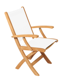 KATE folding armchair Traditional Teak