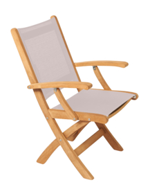 KATE folding armchair Traditional Teak