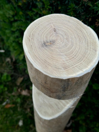 Houten tuinverlichting model Paarlo, rond 80 cm