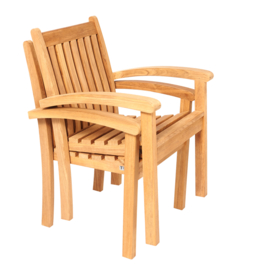 Victoria stacking chairTraditional Teak