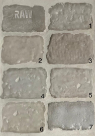 Waaltjes RAW Stones interior leverbaar in 7 kleuren