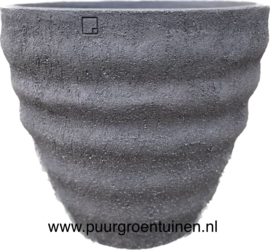 A 50 Grey T7 structure pot 50 cm hoog ATELIERVIERKANT