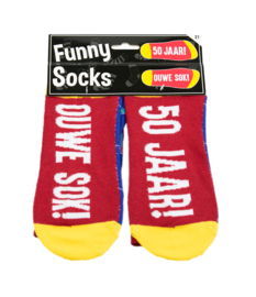 Sokken - Funny socks - 50 jaar! Party Time!