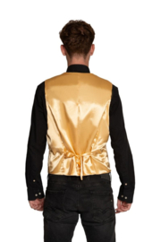 Gilet + Strik Goud
