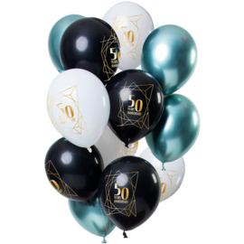 Ballonnen Jubileum 50 Jaar 30cm - 12 stuks