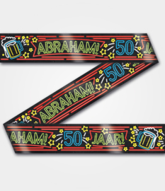 Neon party tape - Abraham 50 - 12 meter