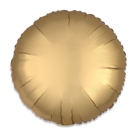 Folieballon rond satin goud (43cm)