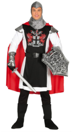 Middeleeuwse ridder met cape