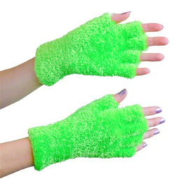 Handschoenen softy fluor groen