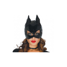 Masker Kat Dames Vinyl Zwart One-size