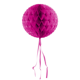 Honeycomb Bol Donker Roze - 30 cm