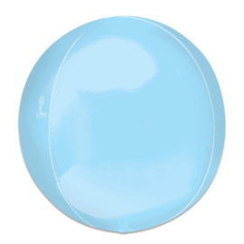 Folieballon Orbz pastelblauw - 40 cm
