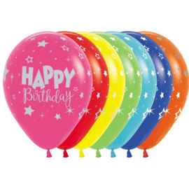 Ballonnen Happy Birthday Fantasy (1st)