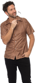 Retro Seventies Shirt Bruin