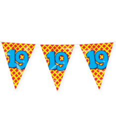 Happy Party flags - 19 Jaar