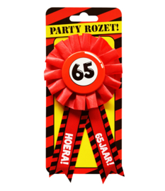 Party Rozetten - 65 jaar