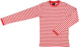 Verkleedshirt Stripes heren katoen rood/wit mt XXXL