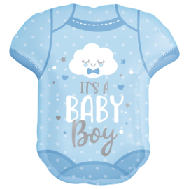 Folieballon Geboorte Baby Body it’s a Boy - 60 cm