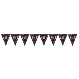 Vlaggenlijn sparkling pink '60' (4m)