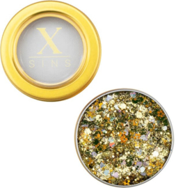 Golden Flower Gezicht Glitters