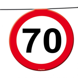 70 Jaar Verkeersbord Slinger - 12 meter