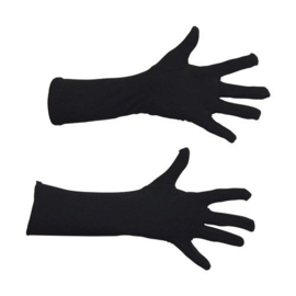 Handschoenen zwart luxe (40cm, mt L)