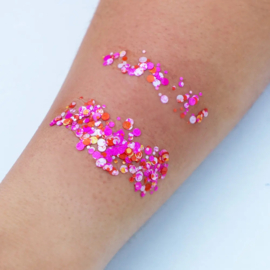 Dottie Pink Gezicht Glitters