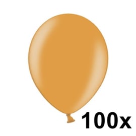 Metallic Helder Oranje 100 Stuks