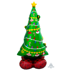 Folie Kerstboom  AirLoonz Ballon - 152 cm