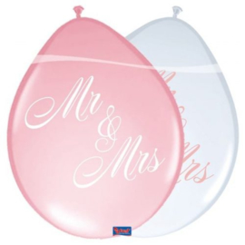 Huwelijk Rozen Ballonnen 30 cm - 8 stuks