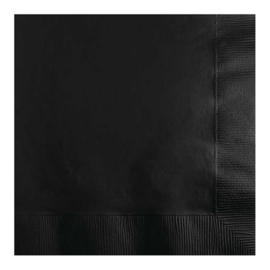 Servetten black velvet (33cm, 20st)