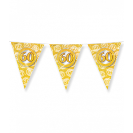 Party Flags foil - 60 jaar getrouwd