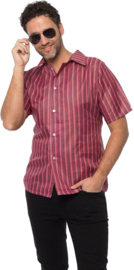 Retro Seventies Shirt Rood