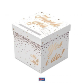 Envelop Cadeau box Huwelijk Rosé Goud