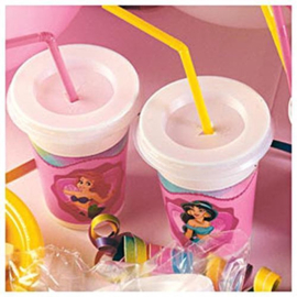 Disney Prinsessen milkshake bekers - 12 stuks