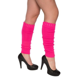 Beenwarmers fluor roze