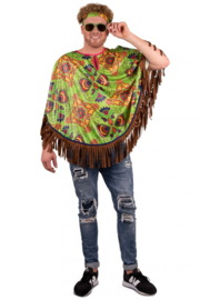 Hippie poncho paisley