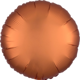 Folieballon rond satin amber (43cm)