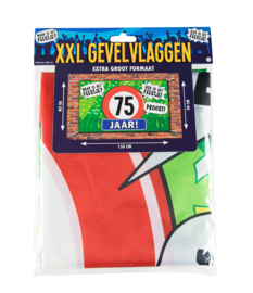 Gevel vlag - 75 Jaar - 90 x 150 cm