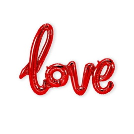 Foliescript 'Love' Rood