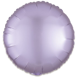 Folieballon rond satin pastellila - 43 cm