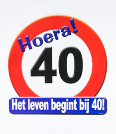 Huldeschild 40 jaar