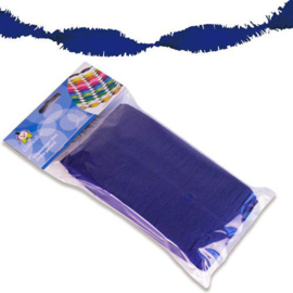 Crepe slinger donkerblauw 6 meter