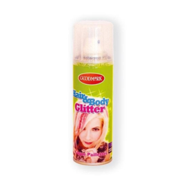 Haarspray glitter zilver (125ml)